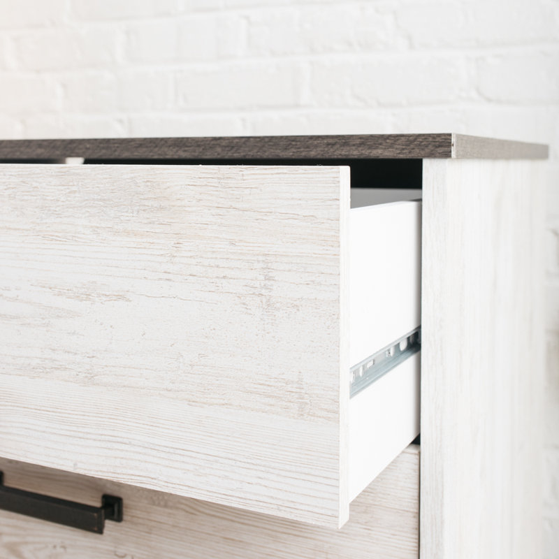 Signature Design by Ashley Shawburn Two Toned 6 Drawer Dresser